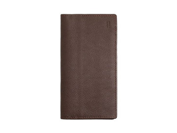 Leather wallet with zipper pocket