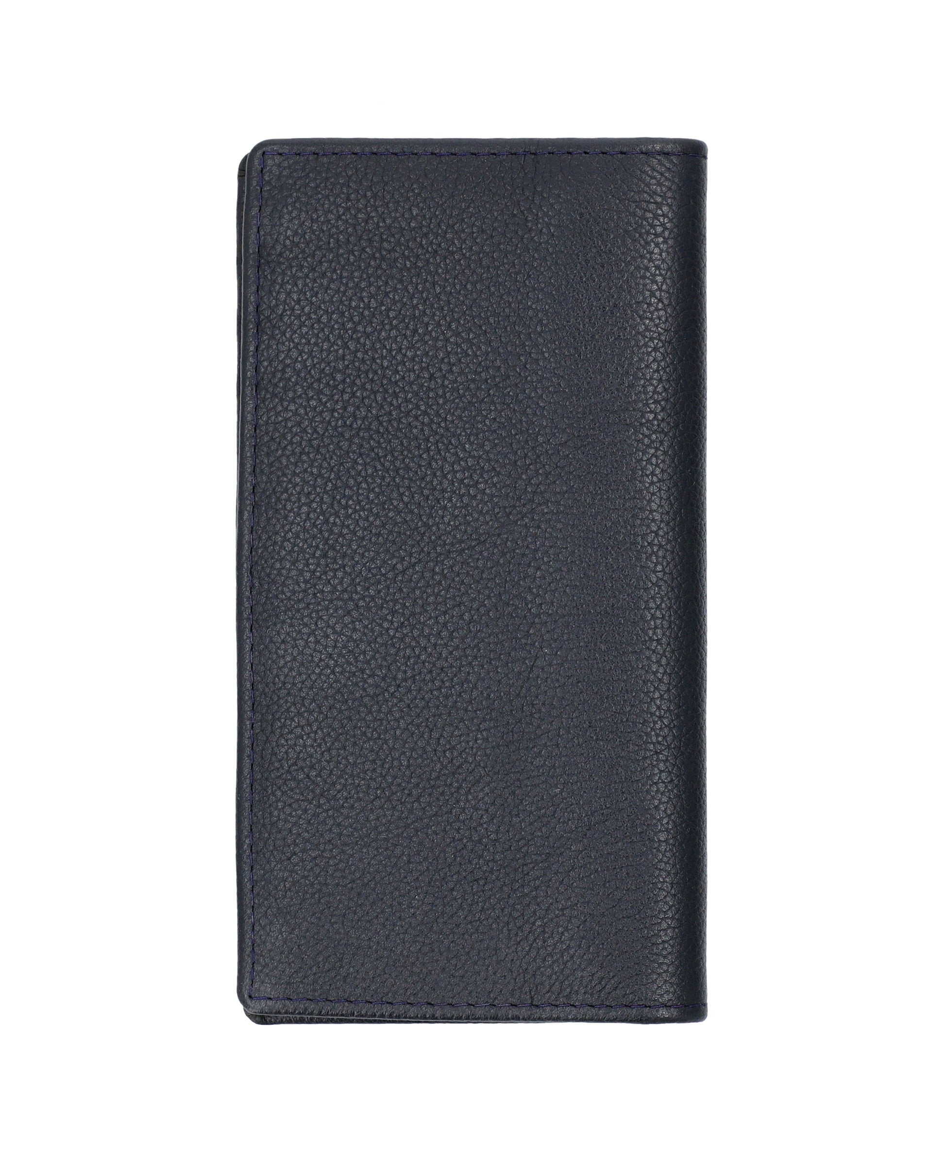 Leather wallet with zipper pocket