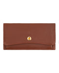 Stylish leather wallet with coin pouch.