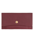 Stylish leather wallet with coin pouch.