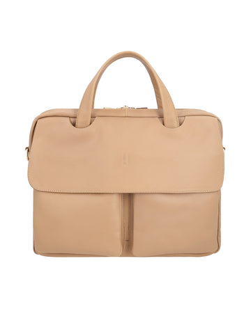 Premium cow leather executive bag.