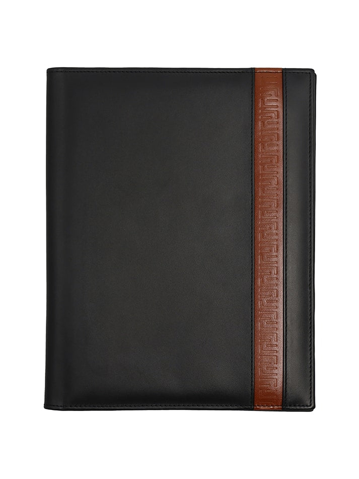 Elegant leather portfolio .