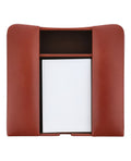 Stylish leather desk unifier