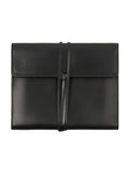Leather portfolio with writing pad slot