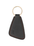 Stylish Black & Red leather keyring.