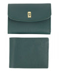 Green Leather Wallet 