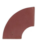 Brown Convenient leather bookmark for reading.