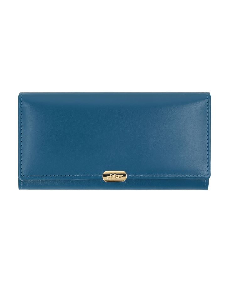 Leather Blue Wallet