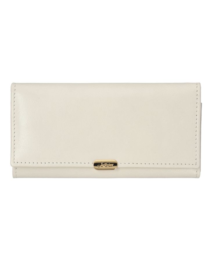 Women Leather Wallet in White