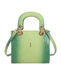 Leather Chroma Fusion handbag Green-Light Green