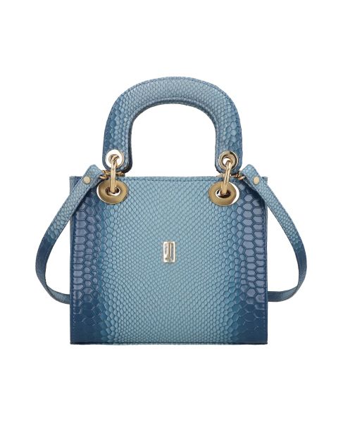 Leather Chroma Fusion handbag Blue-Light Blue