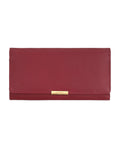 Elegant leather wallet with zippers.