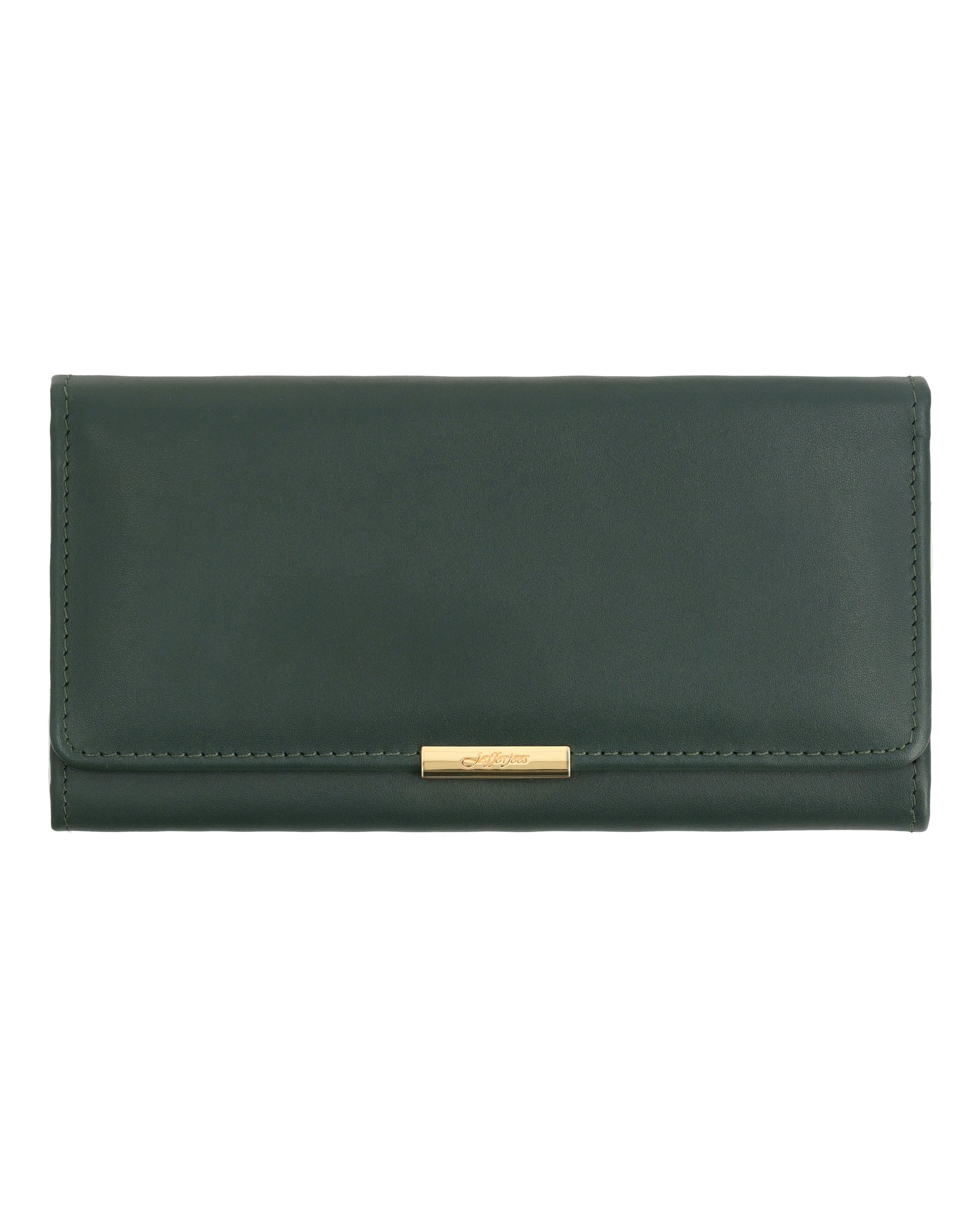 Leather wallet with card slots.