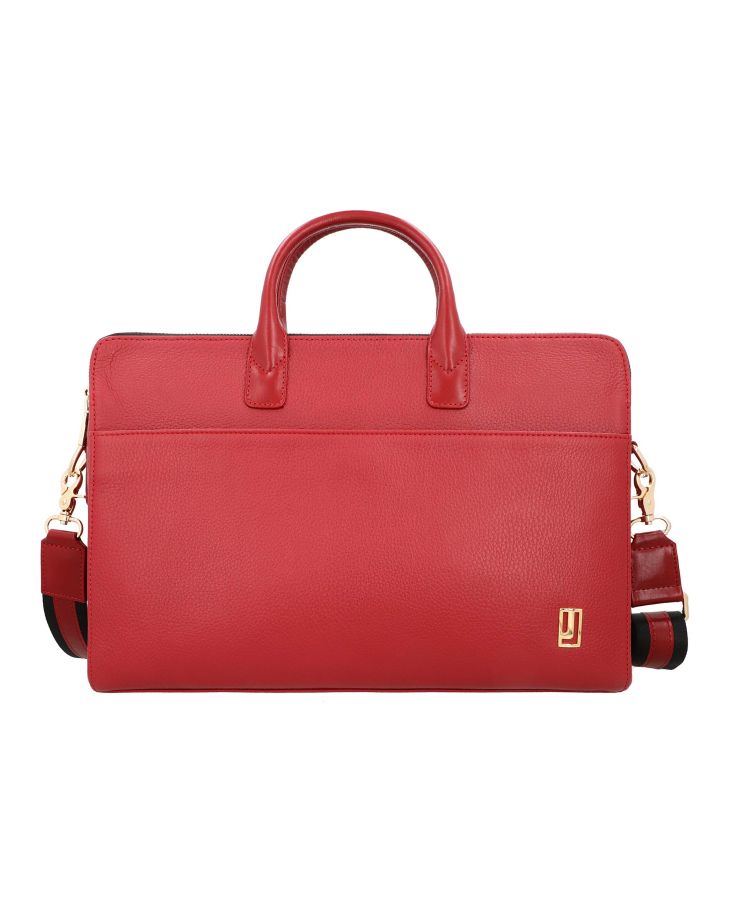 Red Leather business bag