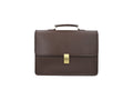 Document case with combination lock