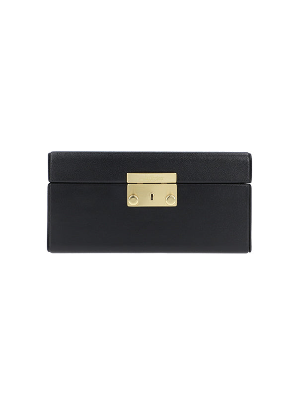 Black Secure wristwatch case with key lock