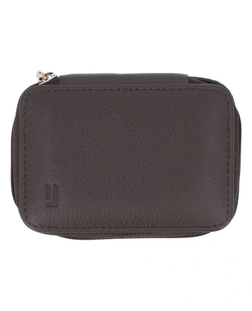 Chic Brown Cufflink Case