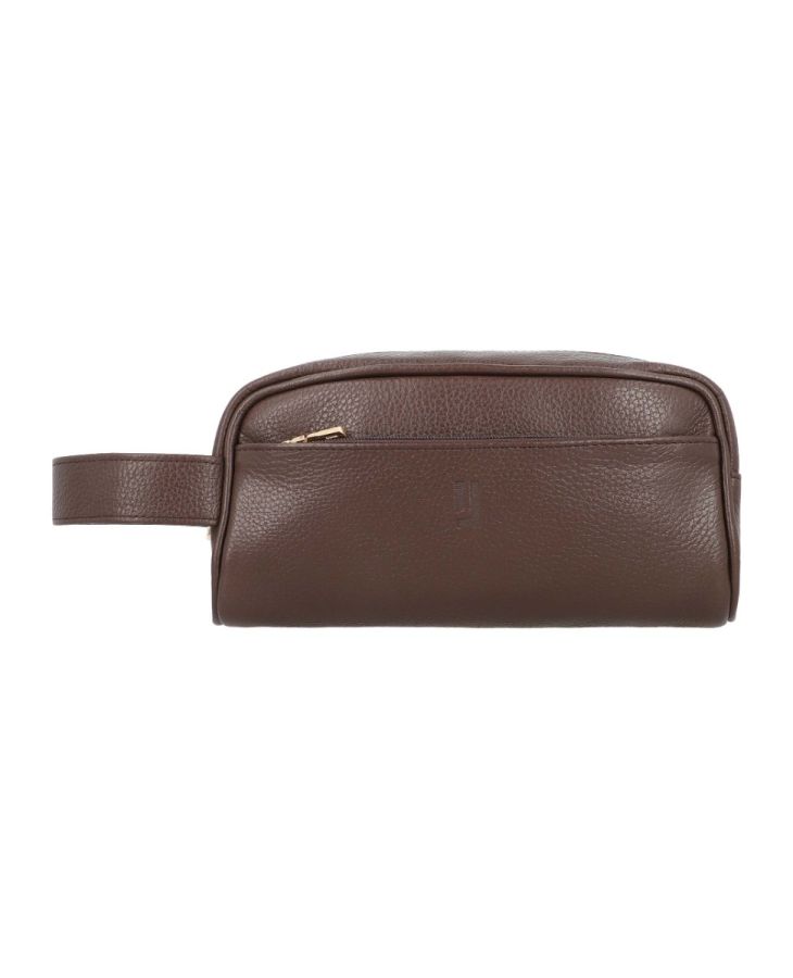 Brown Leather travel pouch 