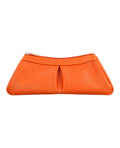 Orange Leather pouch