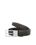 Black and Brown  A versatile, dual-tone leather belt designed for timeless style